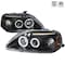 Spec-D Tuning 99-00 Honda Civic Halo LED Projector Black 2LHP-CV99JM-TM - alternate 1